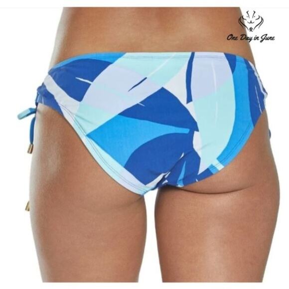 La Blanca Palm Reader Adjustable Loop Bikini Bottom Swimsuit Size 14 - Picture 2 of 4